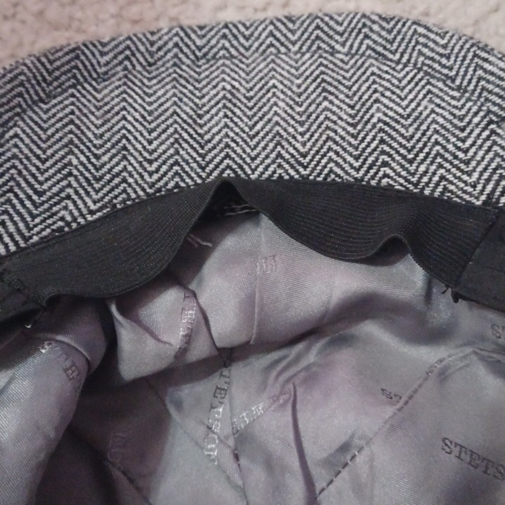 Stetson Tweed Patchwork Newsboy Cap - Picture 13 of 13